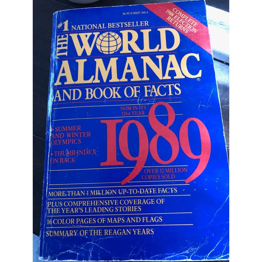 The World‎ Almanac and Book of Facts 1989 - Mark Hoffman- Paperback